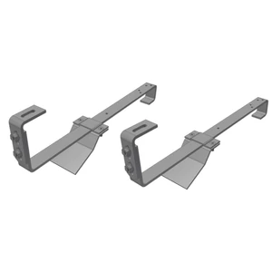 Rozsdamentes acél cserépléc kampó készlet