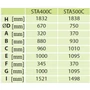 Kép 3/4 - STA 500C - multienergiás 500 literes álló tároló, egy hőcserélővel