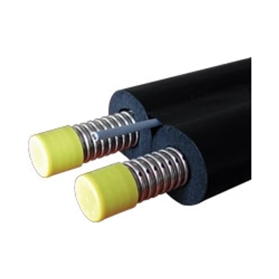 Ecoline dupla cső, Méret: DN 20, Hossz: 20 m, Hőszigetelés vastagsága: 13 mm